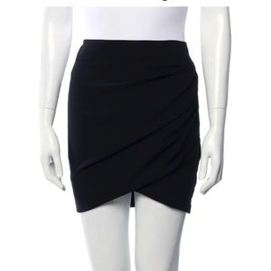 Helmut Lang Black Mini Skirt P